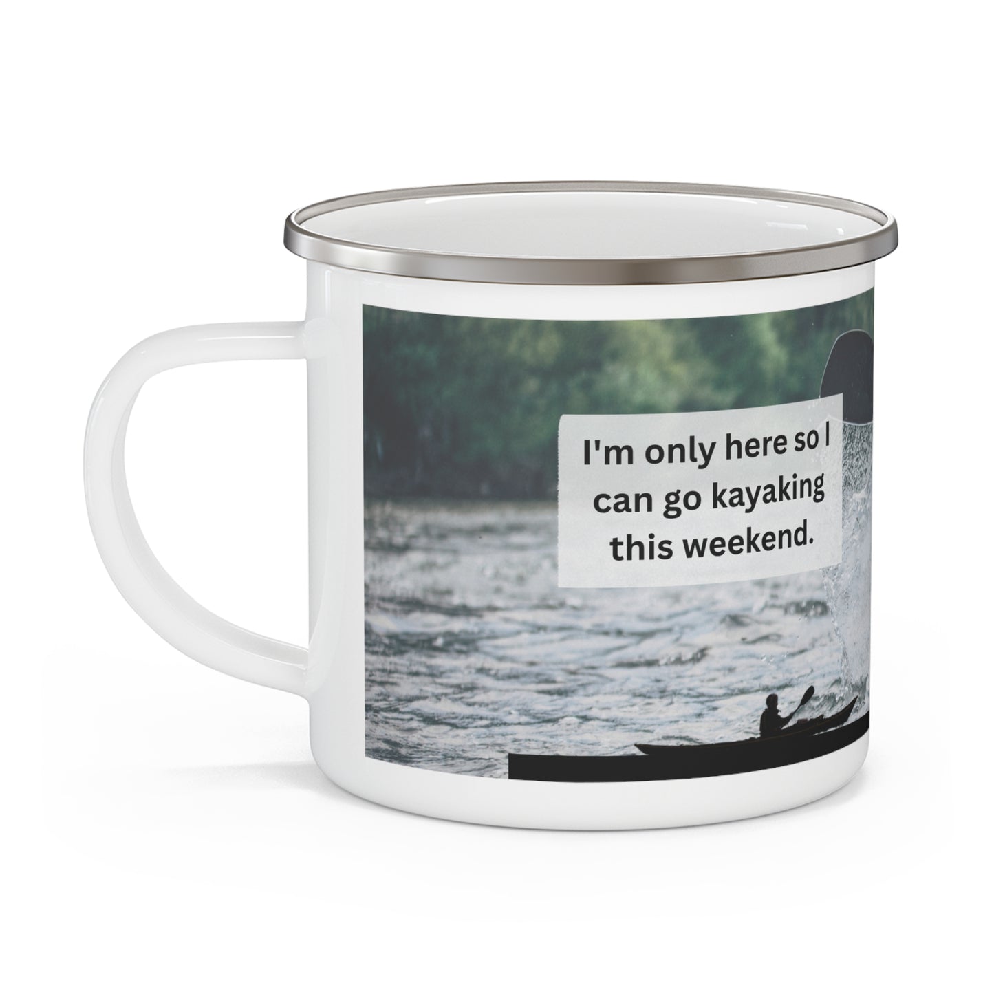 Custom Image Kayaking Camping Mug