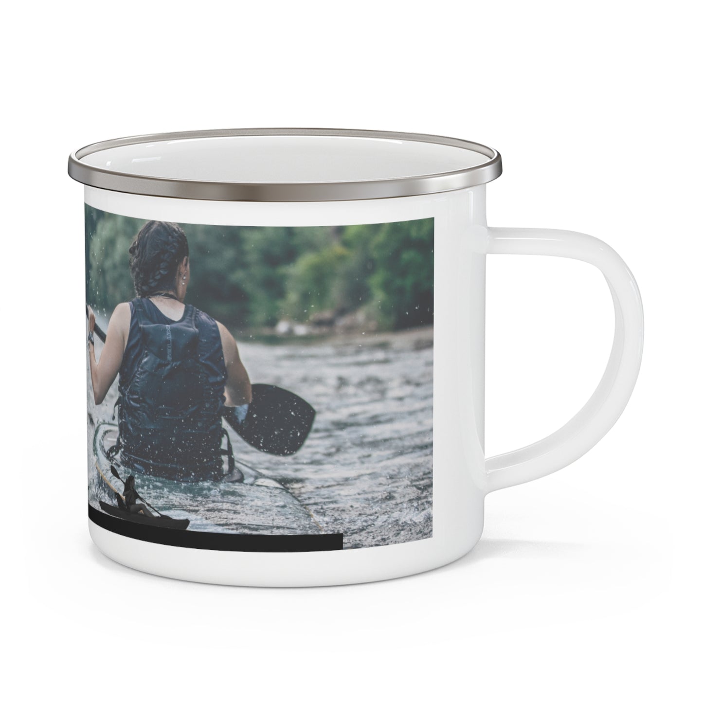 Custom Image Kayaking Camping Mug