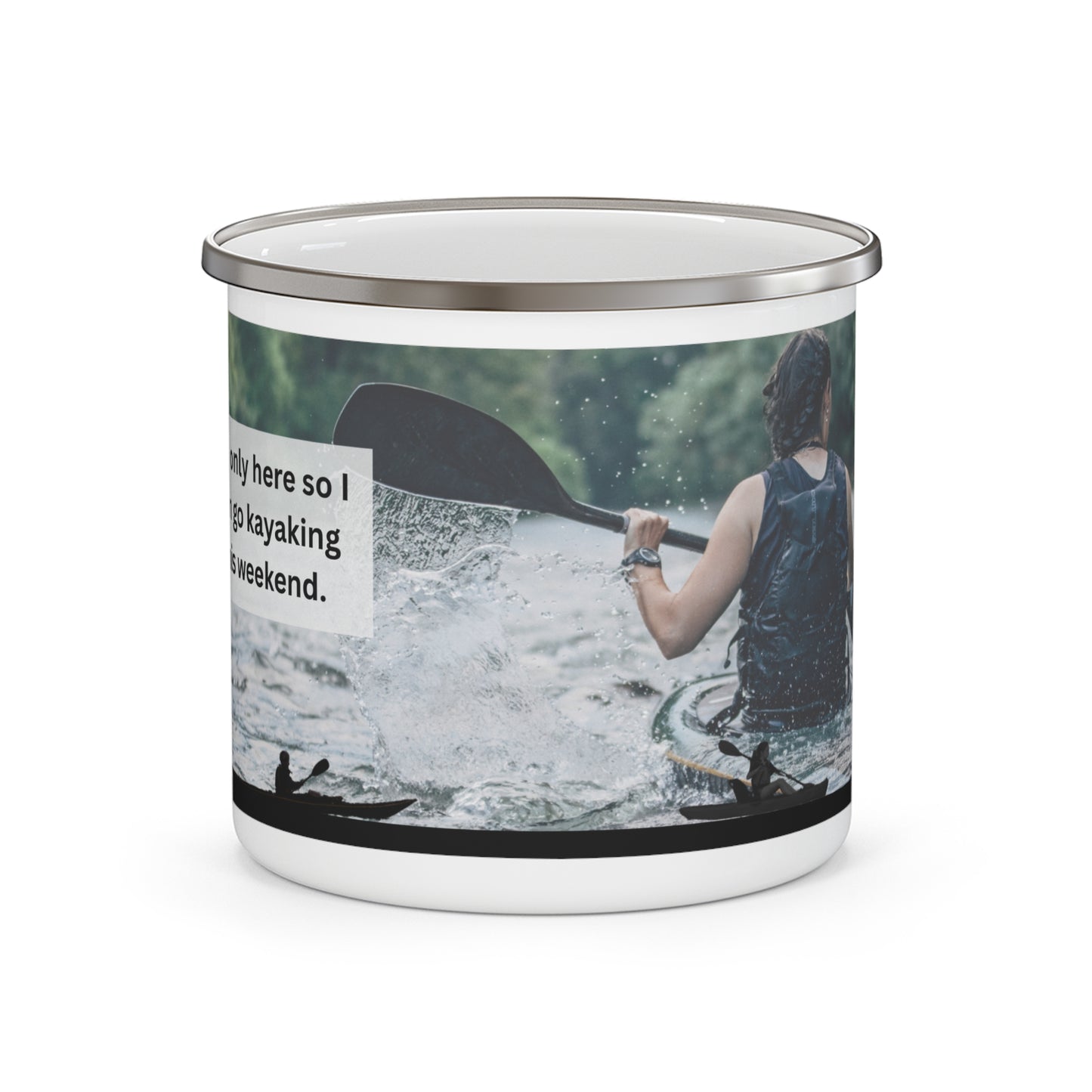 Custom Image Kayaking Camping Mug
