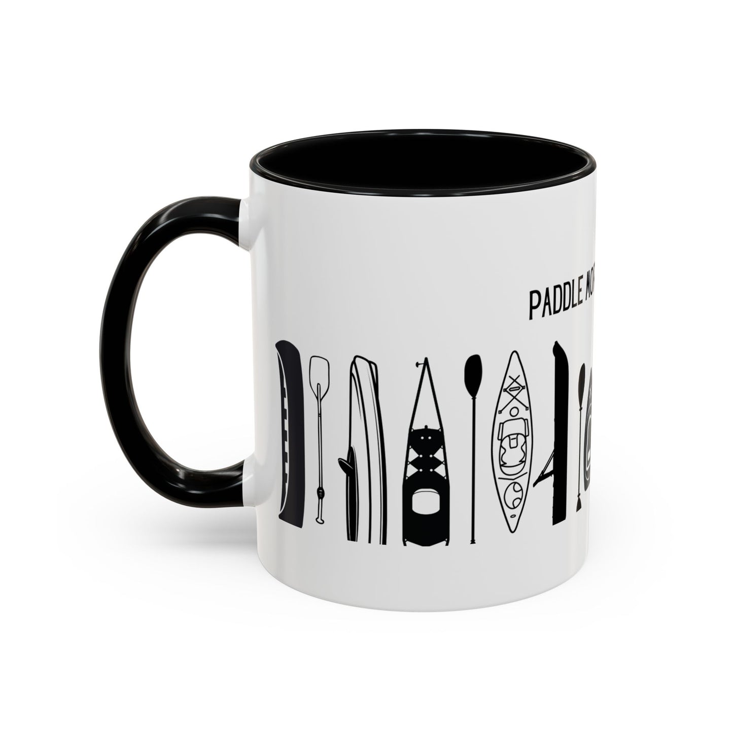 Kayaking Coffee Mug — Paddle More Worry Less | 11oz & 15oz Many Colors