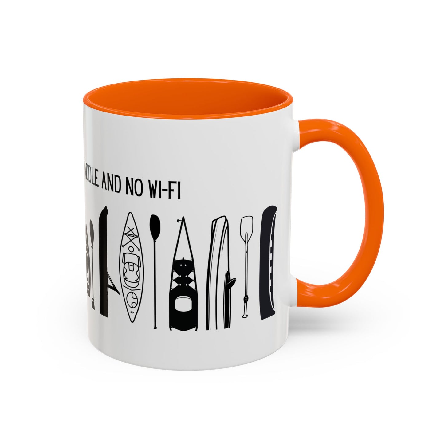 Kayaking Coffee Mug — My Happy Place Has a Paddle and No Wi-Fi | 11oz & 15oz Many Colors