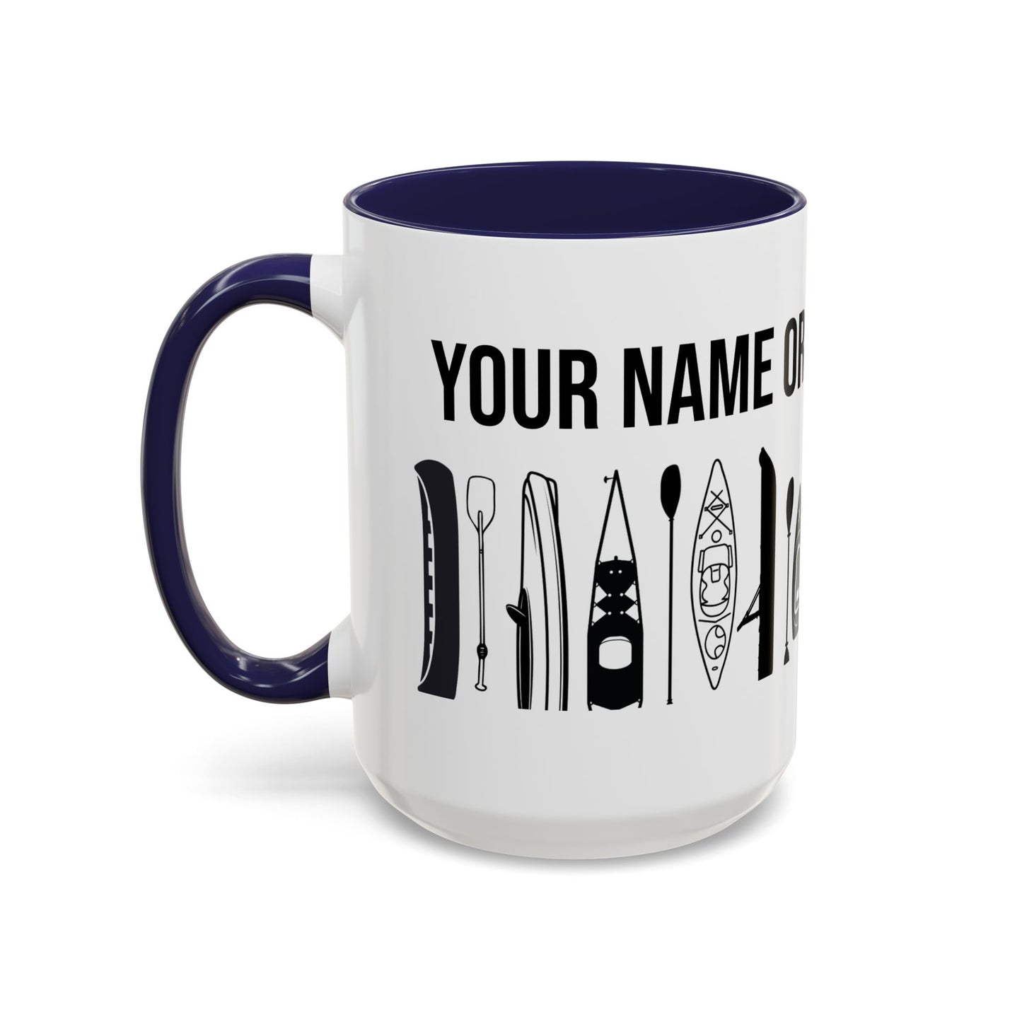 Personalized Kayaking Mug — Custom Name | 11oz or 15oz Many Colors