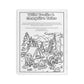 Hiking and Camping Family Coloring Book