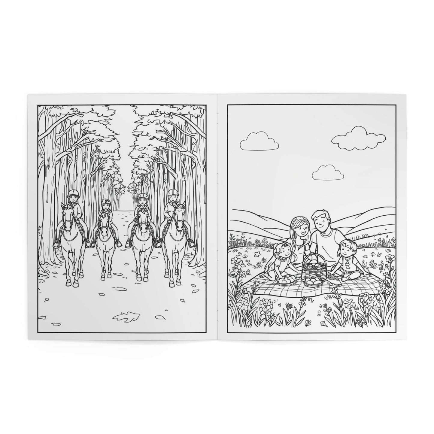 Adventure Family Coloring Book