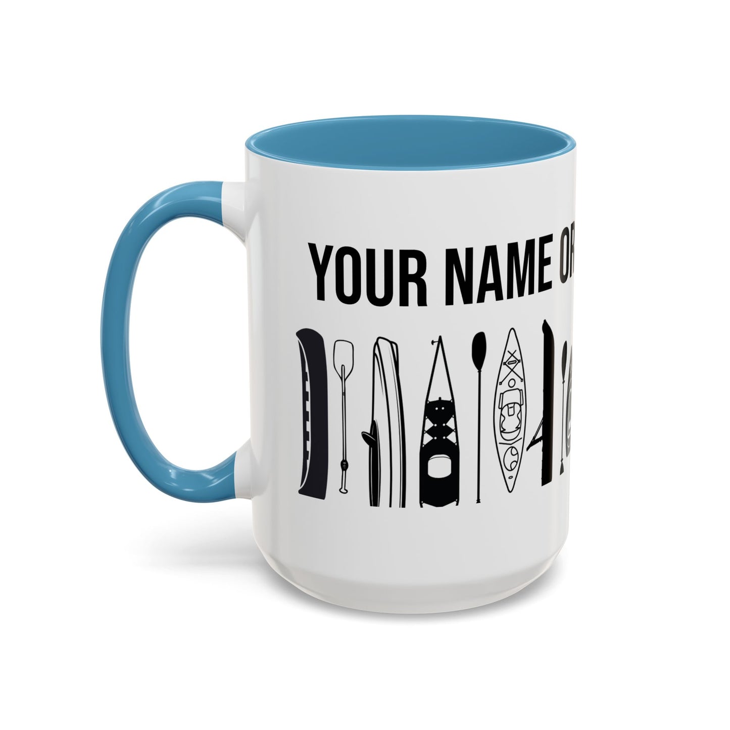 Personalized Kayaking Mug — Custom Name | 11oz or 15oz Many Colors