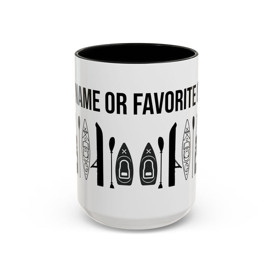 Personalized Kayaking Mug — Custom Name | 11oz or 15oz Many Colors