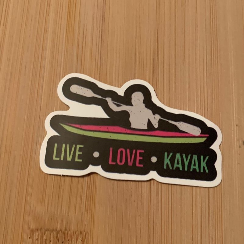 Kayaking Sticker Set 8 - Love Kayak – Swag for Adventure